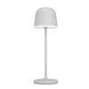EGLO Mannera Tafellamp - Aanraakdimmer - Draadloos - 34 Cm - Grijs
