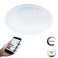 EGLO connect.z Totari-Z Smart Plafondlamp - Ø 38 cm - Wit - Dimbaar -Eglo 1000084174 0102