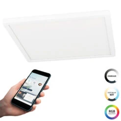 EGLO connect.z Rovito-Z Smart Plafondlamp - 29,5 cm - Wit - RGB -Eglo 1000084176 0102