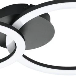 EGLO connect.z Parrapos-Z Smart Plafondlamp - 44,5 cm - Zwart/Wit 6 EGLO connect.z Parrapos-Z Smart Plafondlamp - 44,5 cm - Zwart/Wit -Eglo 1000084182 0102