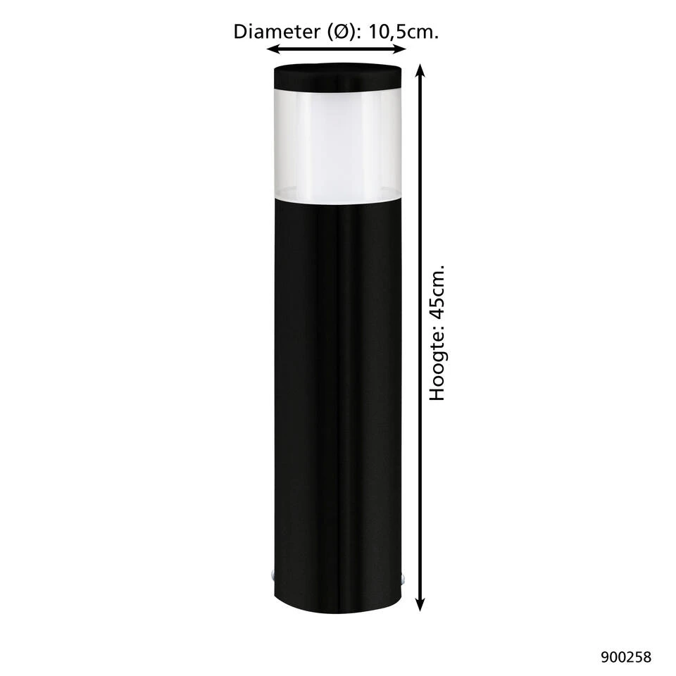 EGLO connect.z Basalgo-Z Smart Sokkellamp Buiten- E27 - 45 cm - Zwart 4 EGLO connect.z Basalgo-Z Smart Sokkellamp Buiten- E27 - 45 cm - Zwart - Afbeelding 4