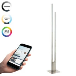 EGLO Connect.z Fraioli-Z Smart Vloerlamp - 175,5 Cm - Grijs/Wit 6 EGLO Connect.z Fraioli-Z Smart Vloerlamp - 175,5 Cm - Grijs/Wit -Eglo 1000085379 0102