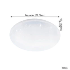 EGLO Connect.z Simolaris-Z Smart Vloerlamp - 161,5 Cm - Zwart/Wit -Eglo 1000085385 0103