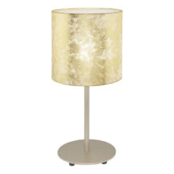 EGLO Viserbella Tafellamp - E27 - 40 Cm - Champagne/Goud