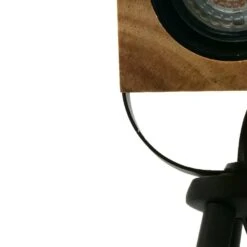 EGLO Ayles Tafellamp - GU10 - 47,5 Cm - Zwart/Bruin - Hout -Eglo 1000090434 0102