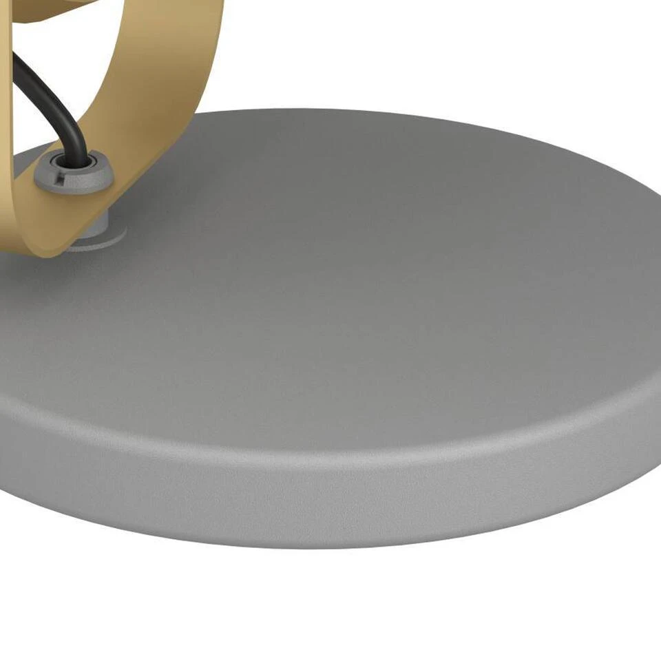 EGLO Twicken Tafellamp - E27 - 19,5 Cm - Grijs/Goud -Staal 3 EGLO Twicken Tafellamp - E27 - 19,5 Cm - Grijs/Goud -Staal - Afbeelding 3