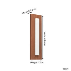 EGLO BITETTO Wandlamp - Buitenverlichting - LED - Bruin -Eglo 1000093907 0103