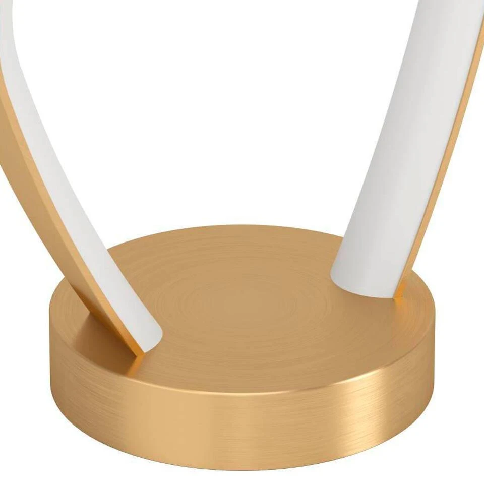 EGLO Vallerosa Tafellamp - LED - 42,5 Cm - Goud/Wit - Staal 3 EGLO Vallerosa Tafellamp - LED - 42,5 Cm - Goud/Wit - Staal - Afbeelding 3