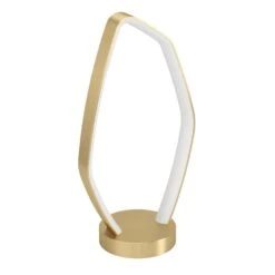 EGLO Vallerosa Tafellamp - LED - 42,5 Cm - Goud/Wit - Staal