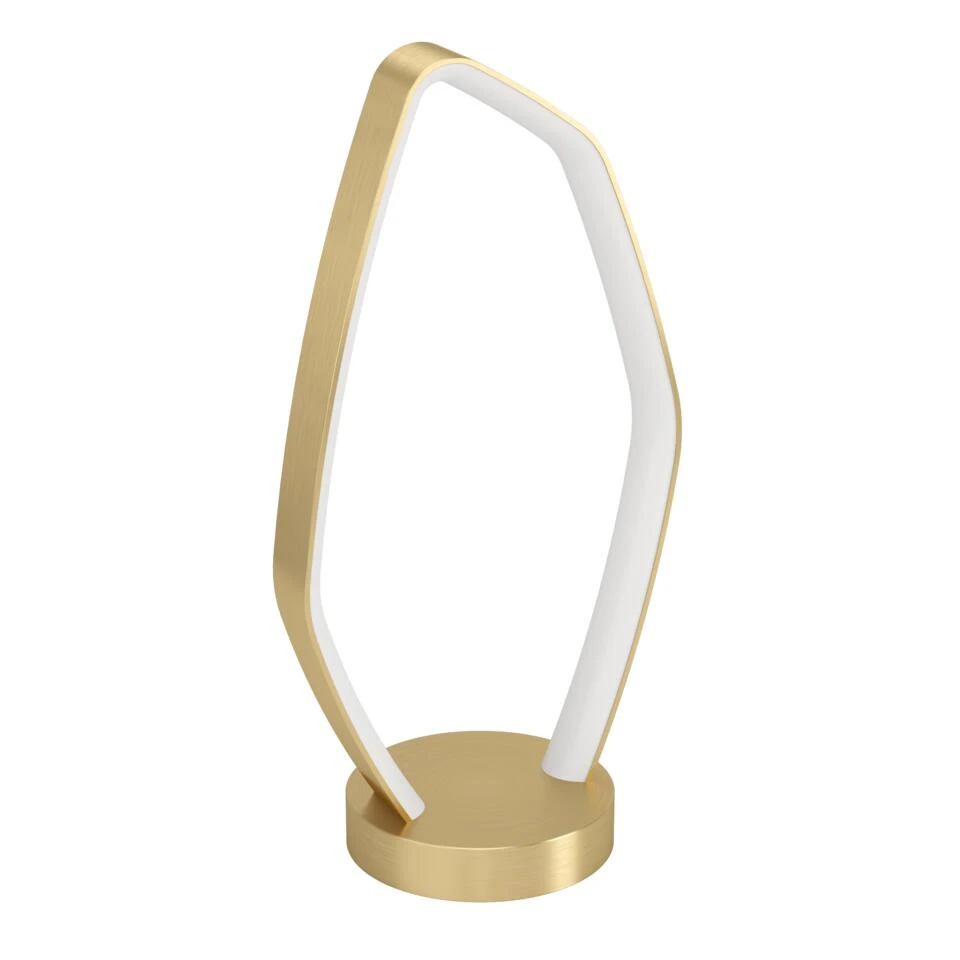 EGLO Vallerosa Tafellamp - LED - 42,5 Cm - Goud/Wit - Staal 1 EGLO Vallerosa Tafellamp - LED - 42,5 Cm - Goud/Wit - Staal