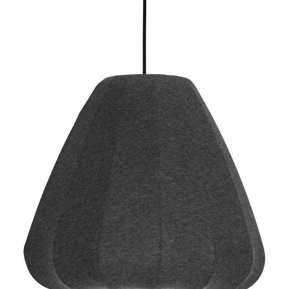 EGLO Barlaston Hanglamp - E27 - Ø 35 Cm - Zwart/Grijs - Textiel 3 EGLO Barlaston Hanglamp - E27 - Ø 35 Cm - Zwart/Grijs - Textiel - Afbeelding 3