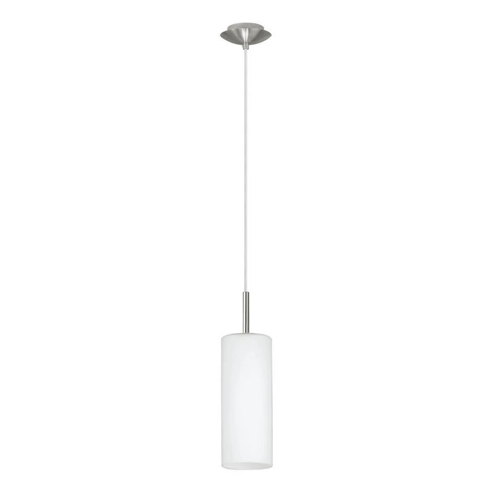 EGLO Troy 3 Hanglamp - E27 - 11 Cm - Nikkelmat 1 EGLO Troy 3 Hanglamp - E27 - 11 Cm - Nikkelmat