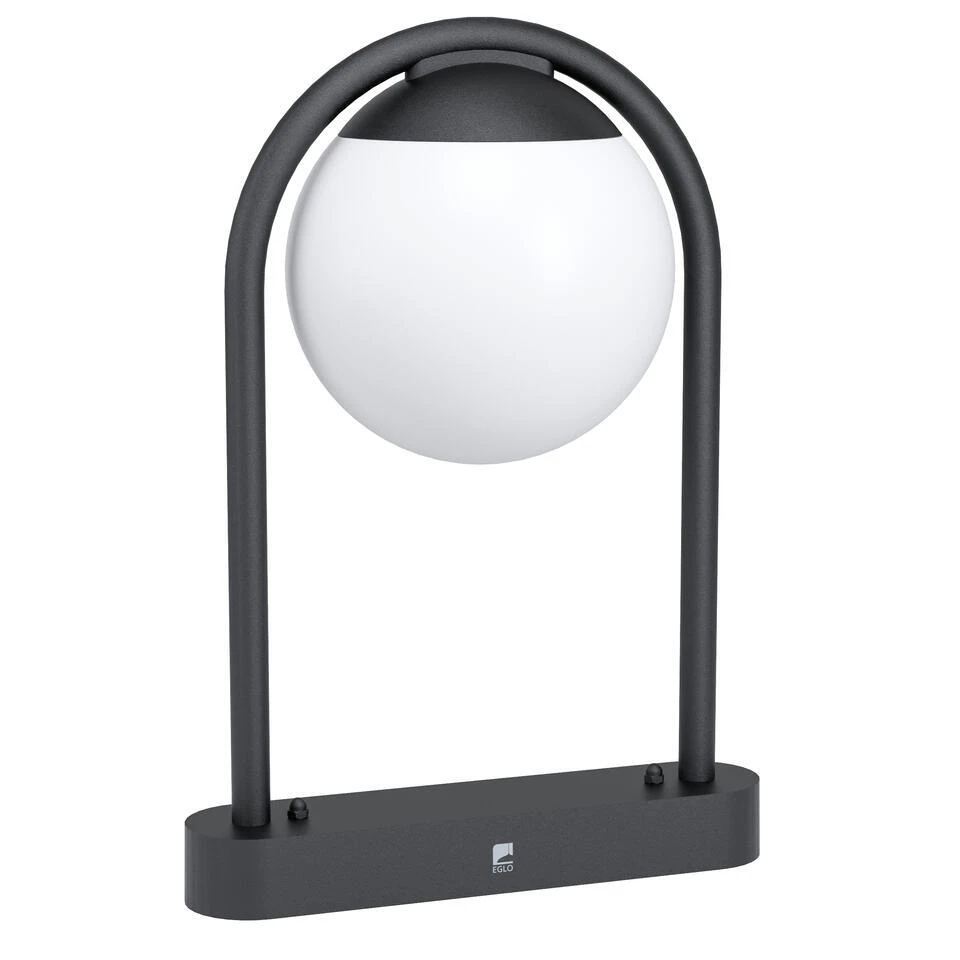 EGLO Prata Vecchia Sokkellamp - E27 - Ø 18 Cm - Zwart 1 EGLO Prata Vecchia Sokkellamp - E27 - Ø 18 Cm - Zwart