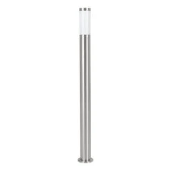 EGLO Helsinki Sokkellamp - Staande Lamp - - E27 - 7.5 Cm - RVS