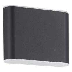 EGLO Grutti Wandlamp - LED - 11,5 Cm - Antraciet