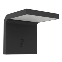 EGLO Spiante Solar Wandlamp - LED - 14 Cm - Zwart/Wit