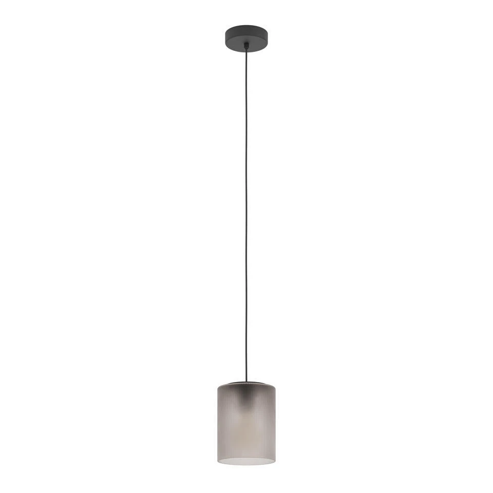 EGLO Colomera Hanglamp - E27 - Ø 15 Cm - Zwart/Mat Grijs 1 EGLO Colomera Hanglamp - E27 - Ø 15 Cm - Zwart/Mat Grijs