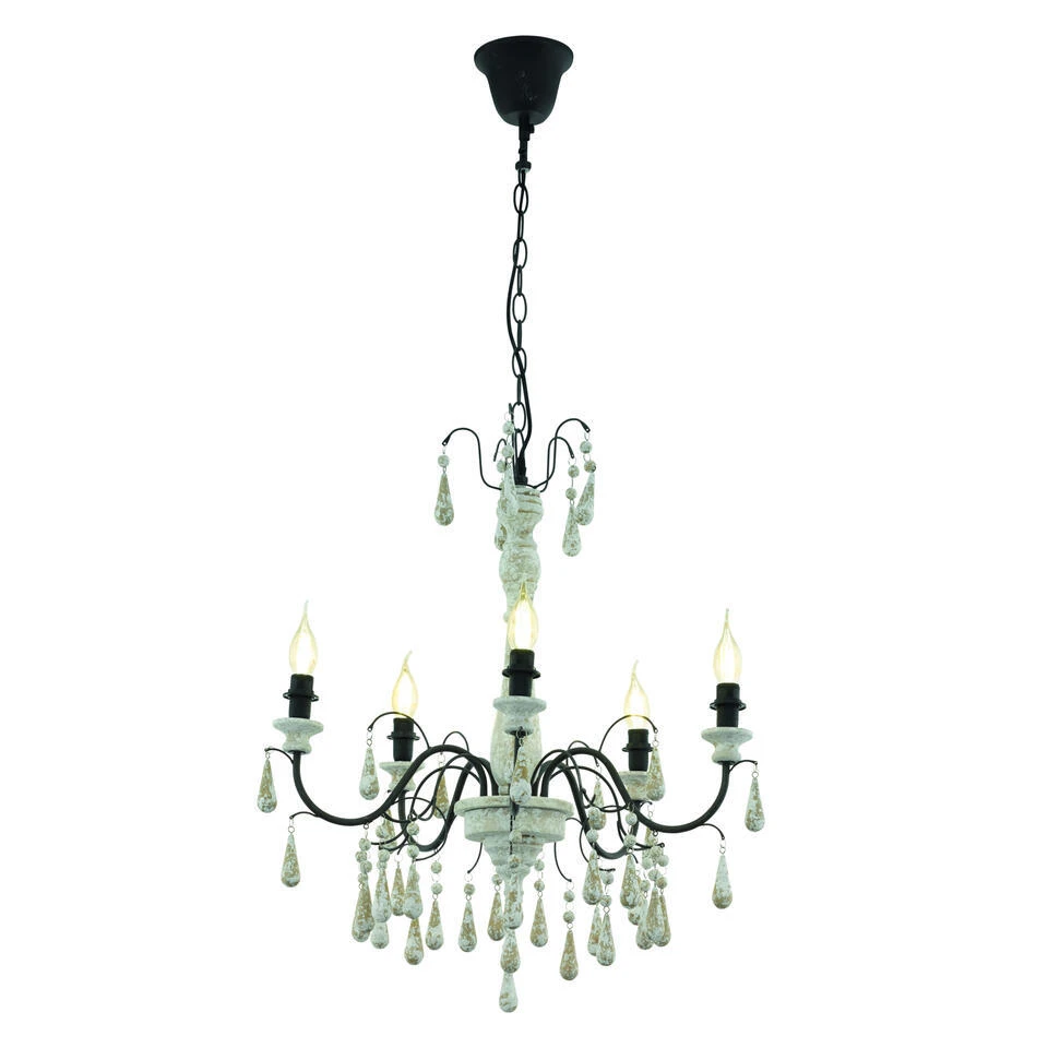 EGLO Hanglamp - E14 - 61 Cm - Bruin 1 EGLO Hanglamp - E14 - 61 Cm - Bruin