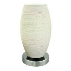 EGLO Batista 3 Tafellamp - E27 - 12 Cm - Nikkelmat