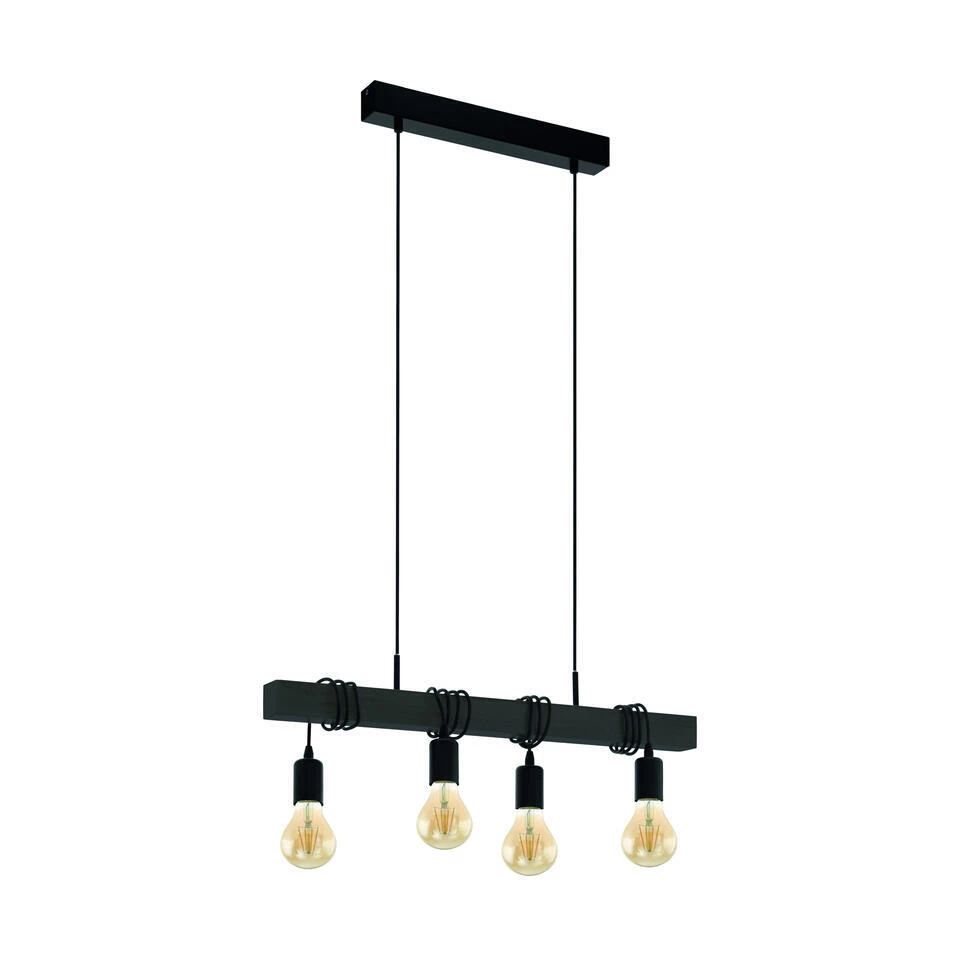 EGLOTownshendHanglamp-E27-70cm-Zwart 1 EGLOTownshendHanglamp-E27-70cm-Zwart