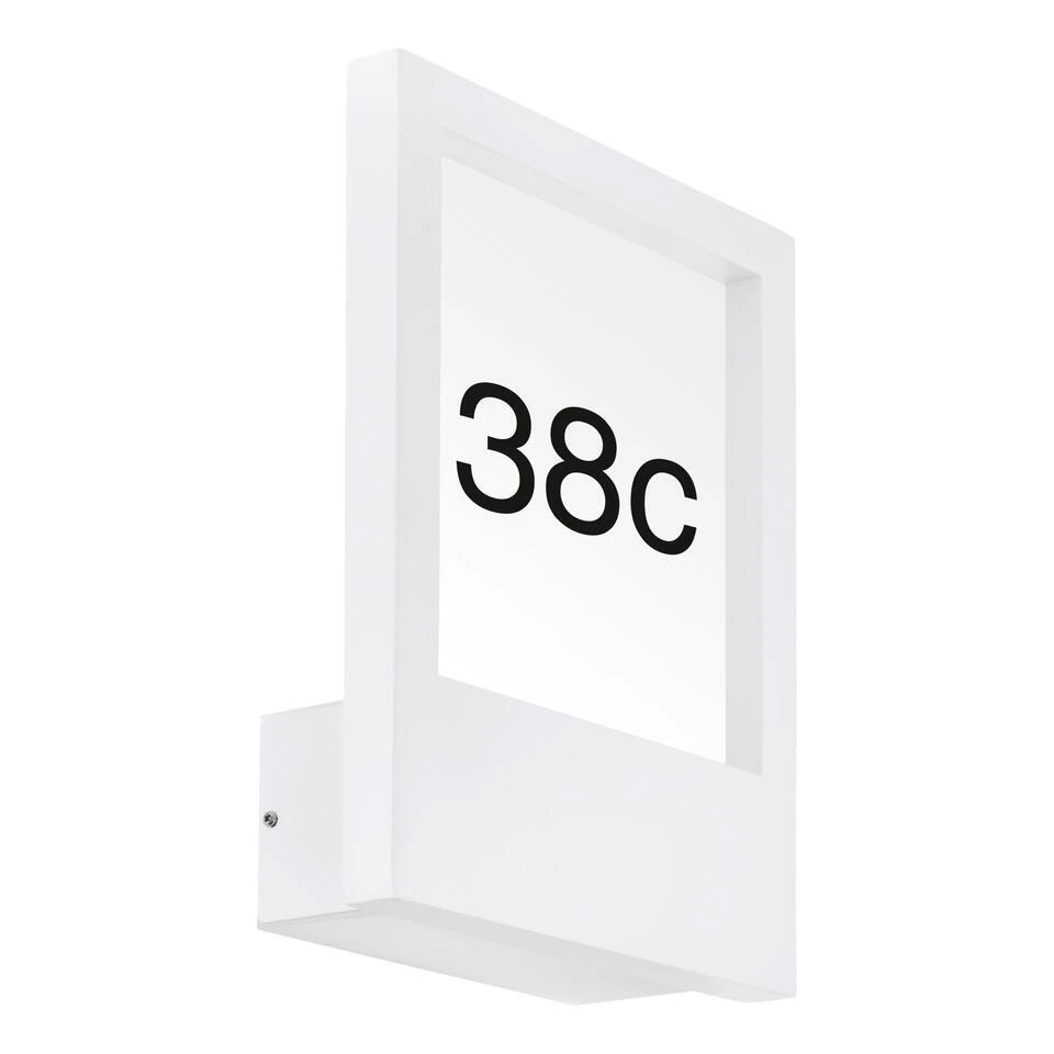 EGLO Monteros Wandlamp - E27 - Aluminium/Kunststof/Glas - Wit 1 EGLO Monteros Wandlamp - E27 - Aluminium/Kunststof/Glas - Wit