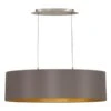 EGLO Hanglamp Ovaal MASERLO - Cappucino/Goud Bruin