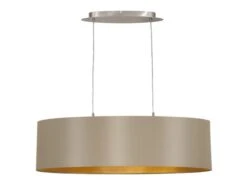 EGLO Hanglamp Ovaal MASERLO - Taupe/Goud Taupe
