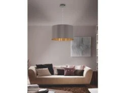 EGLO Hanglamp MASERLO - Cappucino/Goud Bruin -Eglo 1463 deba meubelen verlichting eglo maserlo