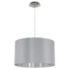 EGLO Hanglamp MASERLO - Grijs/Zilver Grijs