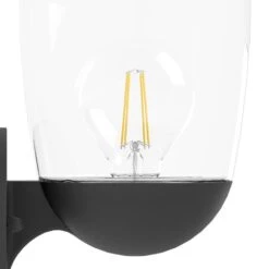 EGLO Donatori Wandlamp - E27 - 15.5 Cm - Zwart -Eglo 1810ee3abbd44ef088d43ab5ab9157f3