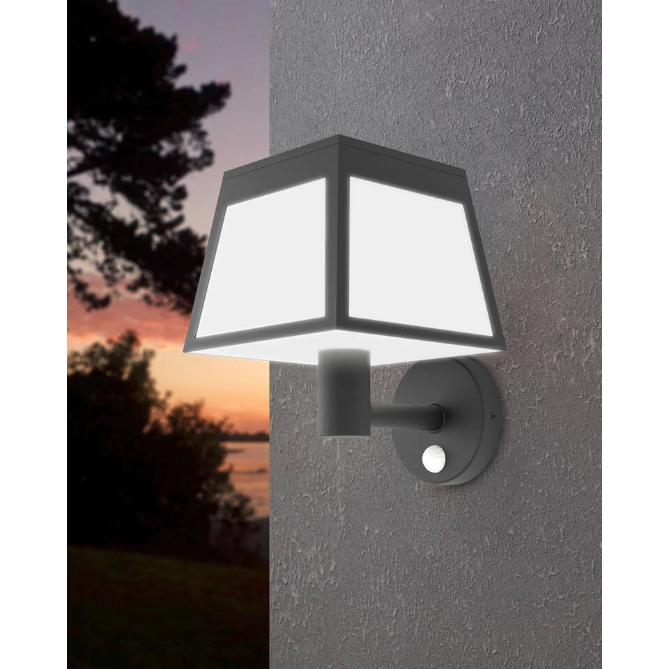 EGLO Altilia Solar Wandlamp - LED - 20 Cm - Zwart/Wit 2 EGLO Altilia Solar Wandlamp - LED - 20 Cm - Zwart/Wit - Afbeelding 2