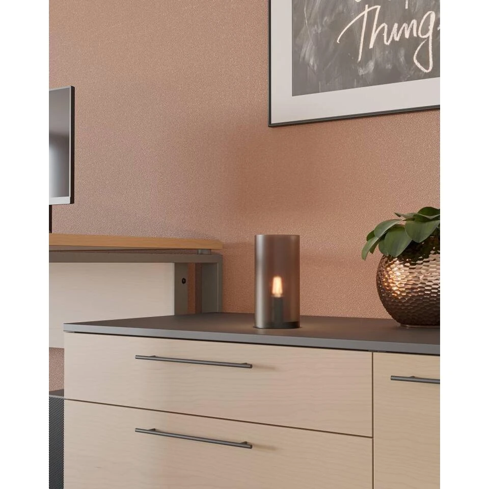 EGLO Geo Tafellamp - E14 - 20 Cm - Zandkleur/Beige 2 EGLO Geo Tafellamp - E14 - 20 Cm - Zandkleur/Beige - Afbeelding 2