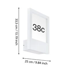 EGLO Monteros Wandlamp - E27 - Aluminium/Kunststof/Glas - Wit 7 EGLO Monteros Wandlamp - E27 - Aluminium/Kunststof/Glas - Wit -Eglo 444ec50e8bd44f1e920a69a8fd840d9c