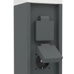 EGLO Park5 Stopcontact Zuil Buiten - E27 - 50 Cm - Antraciet/Wit -Eglo 44c49c1266c84b798900feb6dfed1f1c