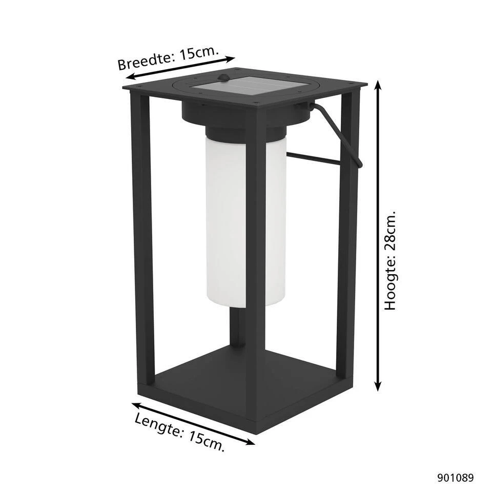 EGLO Usigni Solar Tafellamp - 28 Cm - Zwart/Wit 6 EGLO Usigni Solar Tafellamp - 28 Cm - Zwart/Wit - Afbeelding 6