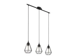 EGLO Hanglamp TARBES - Zwart Zwart