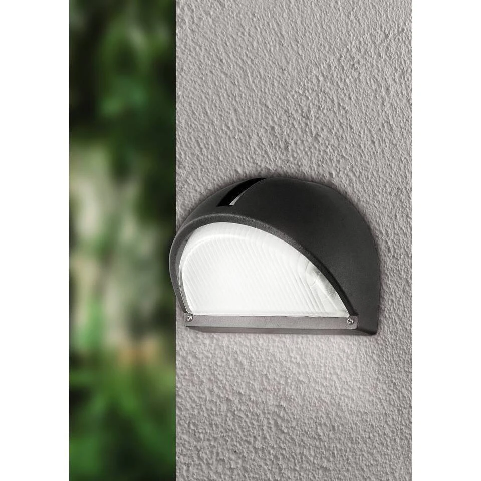 EGLO Onja Wandlamp - E27 - 22 Cm - Zwart 2 EGLO Onja Wandlamp - E27 - 22 Cm - Zwart - Afbeelding 2