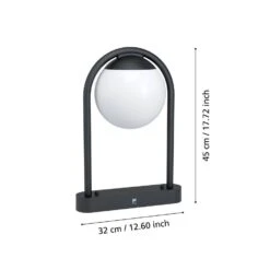 EGLO Prata Vecchia Sokkellamp - E27 - Ø 18 Cm - Zwart 9 EGLO Prata Vecchia Sokkellamp - E27 - Ø 18 Cm - Zwart -Eglo 5aacebaaa98f4b488e4a9da4dc83d224