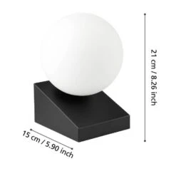 EGLO Bilbana Tafellamp - E14 - 14.5 Cm - Zwart -Eglo 5cd55f92ca5c4099aff2d0f017040a67