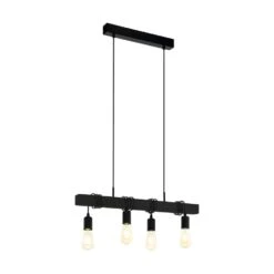 EGLOTownshendHanglamp-E27-70cm-Zwart 5 EGLOTownshendHanglamp-E27-70cm-Zwart -Eglo 66ce458119934d01a6ab312a8a42b245