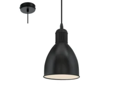 EGLO Hanglamp PRIDDY - Zwart Zwart