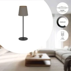 EGLO Fiorana Tafellamp - E14 - 53 Cm - Zwart/Cappucino/Goud -Eglo 6c35be46d79c49a2a58adbba05254018