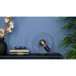 EGLO Frijolas Tafellamp - E27 - Staal - Zwart -Eglo 6fd88f335ebf421889f0cf6d6a4bf277