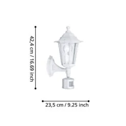 EGLO Laterna 5 Wandlamp - E27 - 16.5 Cm - Wit 5 EGLO Laterna 5 Wandlamp - E27 - 16.5 Cm - Wit -Eglo 71f7ff4f5052433ea7be0d98b5394e62