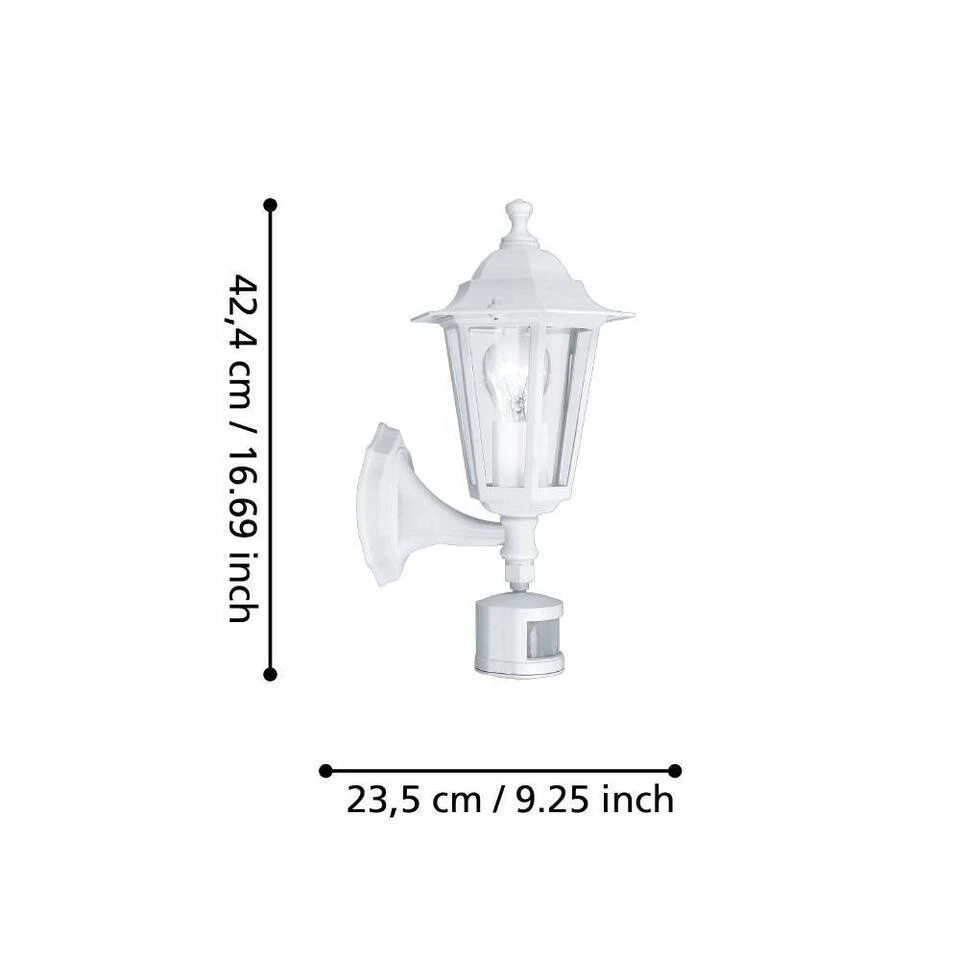 EGLO Laterna 5 Wandlamp - E27 - 16.5 Cm - Wit 3 EGLO Laterna 5 Wandlamp - E27 - 16.5 Cm - Wit - Afbeelding 3