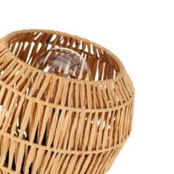 EGLO Sheldon Tafellamp - E27 - Ø 21 Cm - Bruin/Zwart - Papier -Eglo 74cbe7e60a234e0798b5db0b76125b74