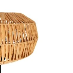 EGLO Sheldon Vloerlamp - E27 - 153.5 Cm - Bruin/Zwart - Papier -Eglo 77080aaa4bbc4d90999707da3efe38a6