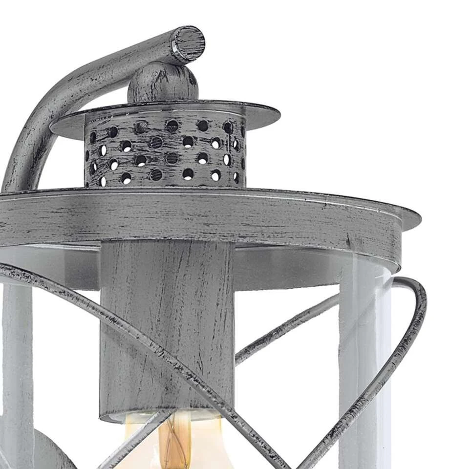 EGLO Wandlamp Hilburn Hangend - Zilver/grijs 2 EGLO Wandlamp Hilburn Hangend - Zilver/grijs - Afbeelding 2