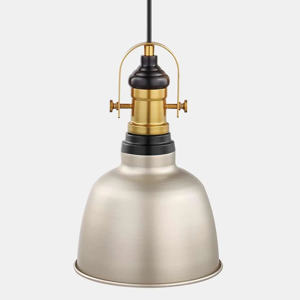 EGLO Hanglamp Gilwell - Champagne/zwart/brons - Ø18 Cm 2 EGLO Hanglamp Gilwell - Champagne/zwart/brons - Ø18 Cm - Afbeelding 2