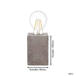 EGLO Tafellamp Prestwick - Beton -Eglo 81016993 0004
